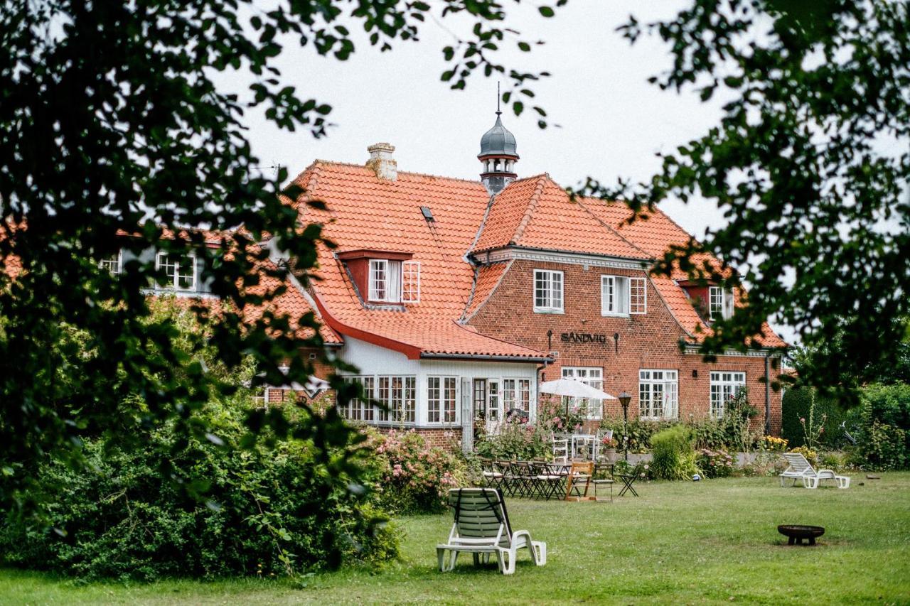 Langebjerg Pension & Spisested Allinge-Sandvig ภายนอก รูปภาพ