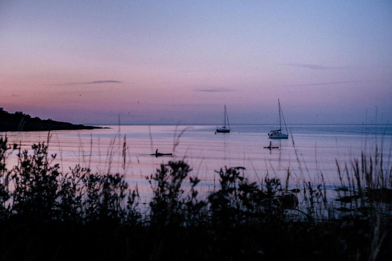 Langebjerg Pension & Spisested Allinge-Sandvig ภายนอก รูปภาพ